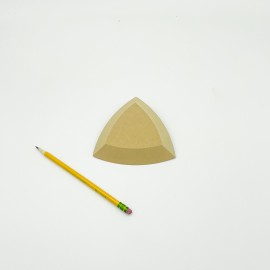 Spherical Triangle 5 inch Pottery Form